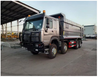High Power HOWO Series 371HP Four Axle Dump Tipper Mine Haulage Lorry