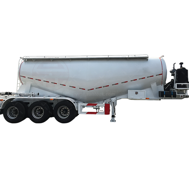 Suntoak 3 Axle 60 Ton Dry Bulk Cement Powder Tanker Semi Trailer