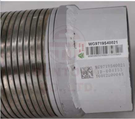 Sinotruk HOWO Heavy Truck Exhaust Flexible Pipe